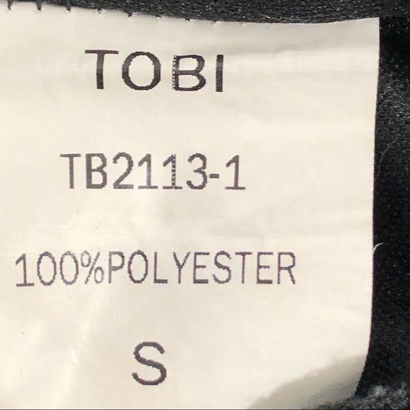 TOBI Lace Long Sleeve Mini Dress Deep V Sz Small - Picture 6 of 6